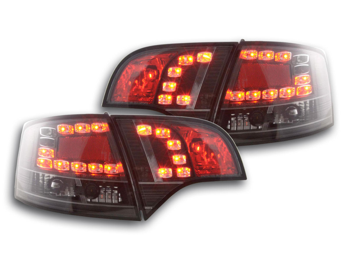 LED Rückleuchten Set Audi A4 Avant Typ 8E 04-08 schwarz LED Rückleuchten Set Audi A4 Avant Typ 8E 04-08 schwarz